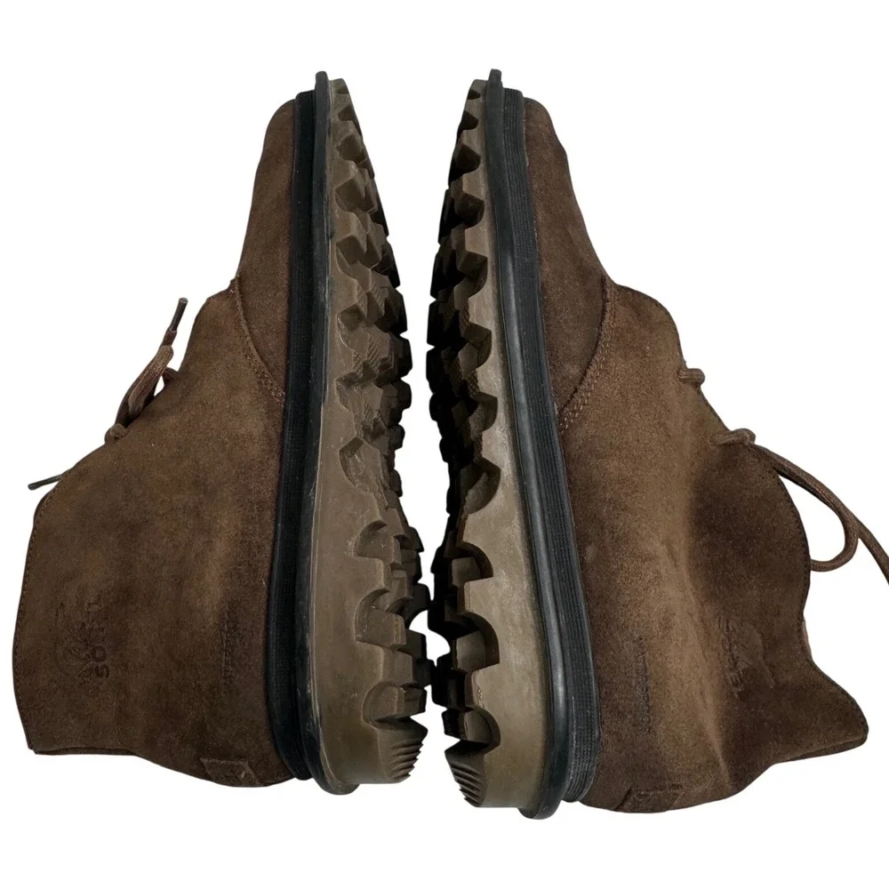 Sorel Madson ll Chukka Waterproof Men's‎ 10 Brown Suede Boots NM3442-256 Preppy